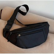 Resim Willowhaven Hafif Ayarlanabilir Bel Çantası Çok Bölmeli Siyah Koşu Yoga Seyahat Siyah 