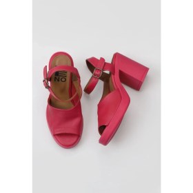 Resim Bueno Shoes Fuşya Deri Kadın Topuklu Sandalet 01WY12303 01WY12303 