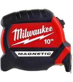Resim MILWAUKEE Şerit Metre Manyetik Metre 27 mm 10 Metre 