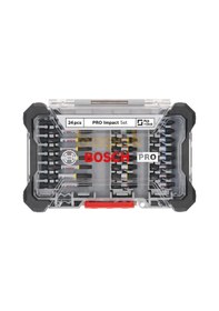 Resim Bosch Pro Impact 24 Parça Vidalama-bits Uç Seti 2608521u75 