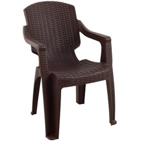 Resim Luna Golf Rattan Koltuk 4 Adet Kahverengi 