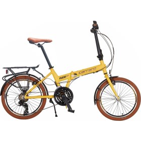 Resim Carraro Flexi 121 Vb V Fren Shimano 21 Vites Katlanır Bisiklet Sarı 