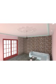 Resim Motifpiyer Lamba Tavan Göbeği 81-Motifli-Yuvarlak-1-Dış Çıtalı 