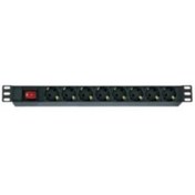 Resim Lande 8Xdın49440 Soketli Schuko Grup Priz. 19? 1U. Aluminyum Prof 