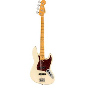 Resim Fender 0193972705 American Professional II Jazz Bass Gitar (Olympic White) | Klasik Olympic White Renk Akçaağaç Klavye ve Geliştirilmiş Sustain 