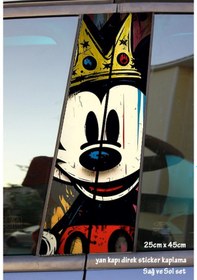 Resim Fare Sticker Yan Kapı Direk Kaplama 2li Sol Sağ Takım Yapıştırma 