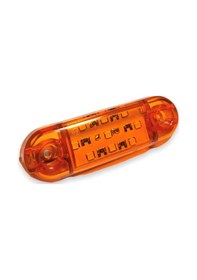 Resim Ahmet Otomotiv 10 Adet Tombul Parmak Led Sarı 12v-24v 