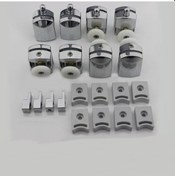 Resim Cam Duşakabin Tekerlek Takımı 8 Adet Kromajlı Rulman Set Duş Kabi Diğer