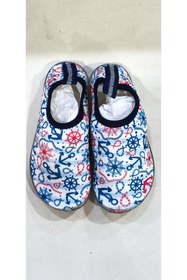 Resim Kid's World Deniz Plaj Havuz Kaydırmaz Kauçuk Tabanlı Deniz Ayakkabısı 