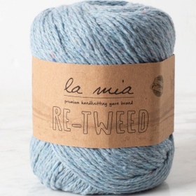 Resim La Mia Re-Tweed Mavi Melanj El Örgü İpi - L106 - 34409 