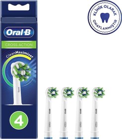 Resim Oral-B Cross Action Clean&Maximiser Şarjlı Diş Fırçası Yedek Başlığı 4'lü 