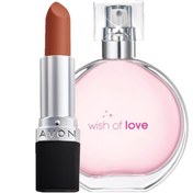 Resim Avon Wish Of Love Kadın Parfüm Edt 50 Ml+perfectly Mat Ruj Marvellous Mocha Ruj 