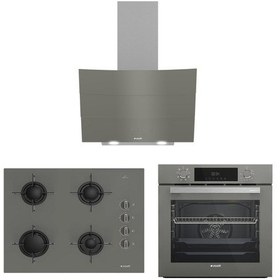 Resim Arçelik AFC 340 G - OCD T 651 EG - P 14 YEG Grion Gri Ankastre Set 