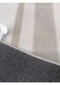 Resim Mavi Kilim 7242 160x230 Dokuma Taban Yıkanabilir 