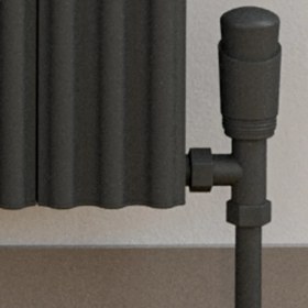Resim Lojimax Alüminyum Çift Panel Yatay Radyatör Fiona Double 500 x 999 10 Dilim | Dokulu Siyah | Yüksek Isıl Güç | 5 Yıl Üretici Garantisi 