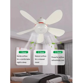Resim Orvionlabs Tavan Tipi Vantilatör LED 
