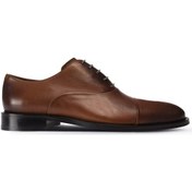 Resim Deery Hakiki Deri Taba Rengi Klasik Erkek Oxford Ayakkabı - 01026mtban03 