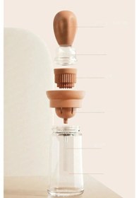 Resim Hazneli Silikon Yağ Sos Ve Yumurta Fırçası Yağ Fırçası Yağlık Silikon Fırçalı Yağdanlık Royaleks-ind687 Renkli 