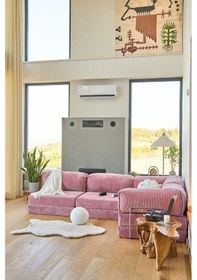 Resim Good Night Kanyon Yeni Nesil Çok Amaçlı Köşe Koltuk 1 Ürün 5 Modül Pudra Pembe 