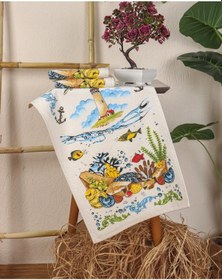 Resim En Güzel Mutfak Havlusu Modeli 3'lü Atlantis 