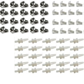 Resim Mena Rise Naco, Bilgisayar Montaj Vidaları 25'er Adet Set (Toplam 75 Adet). Kasa, Anakart, Dvd. HDD ve SSD Disk Için 