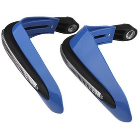 Resim Youtek Motosiklet Led Işıklı Eldiven Koruması - Pp+pc+alüminyum Malzeme - Mavi Renkli Eldiven Koruyucu 