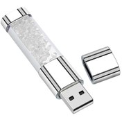 Resim Kristal Elmas Usb Flash Sürücü 2.0 4gb 8gb 16gb 32gb 64gb 128gb Pendrive Sopa White 4gb Diğer 