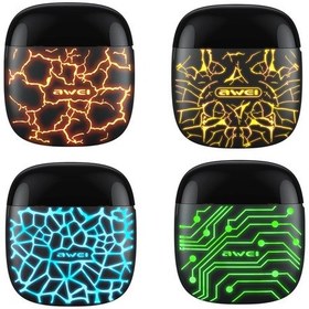 Resim Awei T28 Pro Oyun Kablosuz Bluetooth Kulaklık Yeşil 