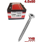 Resim Akdeniz Sunta Vidası 4.0x60 200 Adet 