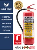 Resim Balkan Ticaret 6 Kg Köpüklü Etiketli Ve Ruhsata Uygun Yangın Söndürücü Levha - Ruhsata Uygun 