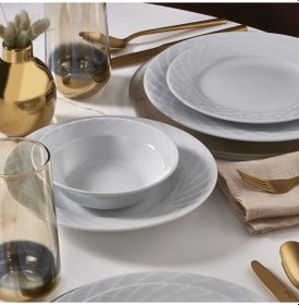 Resim Güral Porselen Alfa 36 Parça 6 Kişilik Yemek Takımı 