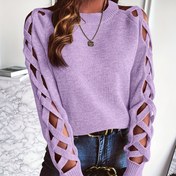 Resim Kadın Kazak - Uzun Kollu Açık Kazak Kazak, Sonbahar/Kış İçin Şık Kazak, Günlük ve Resmi Kıyafetler - Kadın Kazak Kazak, Kazak, Rahat Kış Giyimi, Zarif Örgü, Dayanıklı Kış Giyimi, Sonbahar Modası, Klasik Örgü, Nefes Materyal, Kazak Üst, Ofis Kıyafeti, Sonbahar Gardırop, Sonbahar Modası Üst, Uzun Kollu Üst, Kış Gardırop, Uzun 