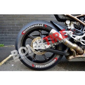 Resim Motosiklet Lastik Yazısı 4 Adet 2.5 Cm 3d Oto Lastik Yazısı Sticker Arma Şerit 1108 Yapıştırıcısız 