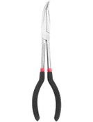 Resim Geeksen 90 Derece Eğik Başlı 11'' Ekstra Uzun Erişimli Burunlu Pense, Kaymaz Saplı 280 Mm Uzun Burunlu Pense 