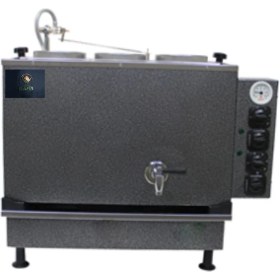 Resim Safir Çay Kazanları 3 Demlikli Gümüş Gri Bürotipi Çay Ocağı 3 Gözlü Gri Ofistipi Çay Kazanı Sadece Elektrikli Gri Çay Semaveri Ets Sistemli Çay Makinesi 