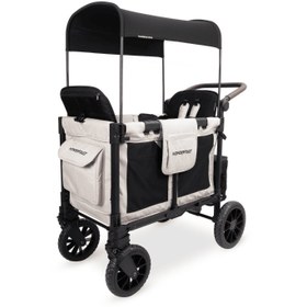 Resim Wonderfold W2 Luxe Pro İkili Bebek Arabası Vagonu - Kum Beji 
