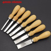 Resim 1 Set Profesyonel Deri İnceltme Bıçağı, 4mm-16mm Metal Kenar Eğim Verici, DIY El Sanatları için, Ahşap Saplı El Eğim Verici Alet, Deri Kesme ve Şekillendirme için 