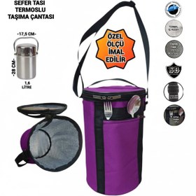 Resim SEVBAGS SEFERTASI TERMOSLU TAŞIMA ÇANTASI 1,6 LİTRE 