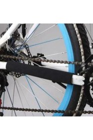 Resim Salcano Bisiklet Reflektörlü Kadro Koruyucu Ve Zincir Koruyucu Turuncu Kadro Koruyucu Kılıf 