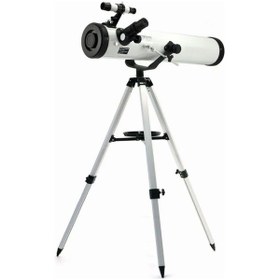 Resim 76 X 700 Profesyonel Aynalı Uzay Teleskopu Beyaz Çok Renkli 