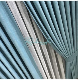 Resim Fon Perde Katyonik Desen 20 Farklı Renk Ultra Dökümlü Kumaş 