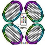 Resim Poke Pixel Ledli Oval Hoparlör Midrange Kapak 4 Adet Pk-5653 