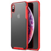 Resim Fibaks Iphone Xs Uyumlu Kılıf Köşe Korumalı Mat Parmak Izi Yapmayan Yüksek Kalite Sert Silikon 