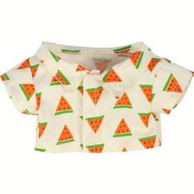 Resim Küçük Evcil Hayvan Yaz Kısa Kollu Gömlek - Su Menekşesi Baskı, Polyester Kumaş, Hafif ve Nefes Alabilir, Hamsterler ve Diğer Küçük Hayvanlar İçin İdeal, Evcil Hayvan Giyim | Oyuncu Baskı | Hafif Gömlek 