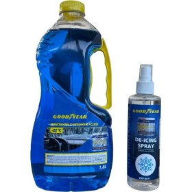 Resim Goodyear Kışlık Araç Bakım Seti (Cam Suyu 1.8l + Buz Çözücü) 