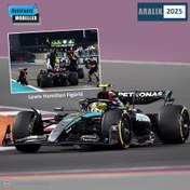 Resim 1:18 Mercedes Benz AMG Petronas #44 Abu Dhabi GP 2024 Formula 1 W15 EQ - LAST RACE -Lewis Hamilton Figürlü 