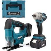 Resim Prohummer PH269 Dekupaj Testere + 350NM Somun Sıkma Sökme Akülü Kömürsüz 2'li Set Mavi 