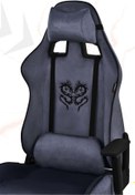 Resim XMAX / Rio Plus Balerion Terletmez Kadife Kumaş Antrasit Gaming Oyuncu Koltuğu / 120 Kg Taşır 