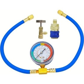 Resim Dashanshop R134a Soğutucu Gaz Şarj Hortumu Ve Göstergeli Sh 87 Jfb Oto Klima Dolum Kiti 