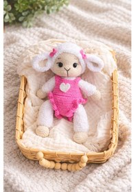 Resim Amigurumi Pufuduk Kuzucuk Fuşya 